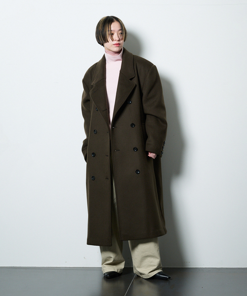 CITYSHOP（シティーショップ）の「WOOL CHESTER コート（その他アウター・レディース・ブラック/ブラウン・38/36）」の5枚目の写真