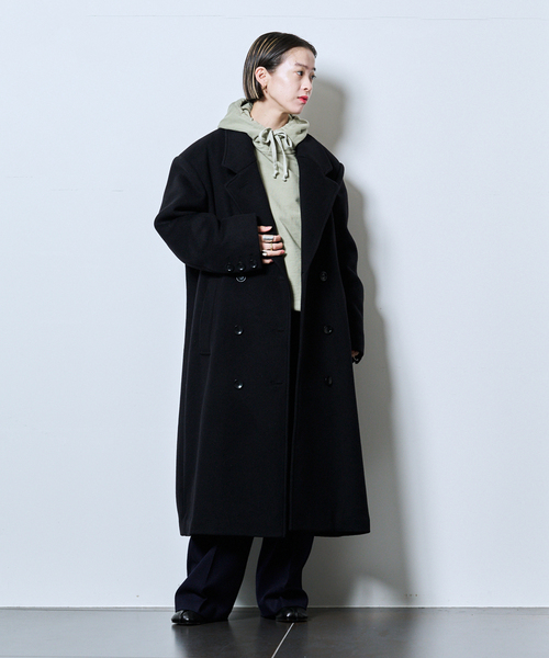 CITYSHOP（シティーショップ）の「WOOL CHESTER コート（その他アウター・レディース・ブラック/ブラウン・38/36）」の6枚目の写真