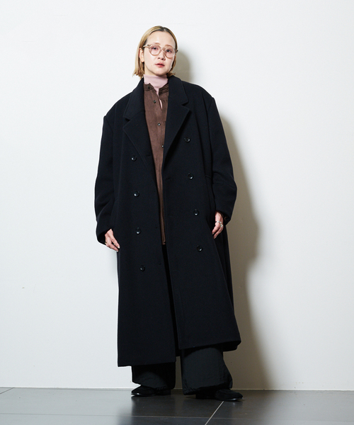 CITYSHOP（シティーショップ）の「WOOL CHESTER コート（その他アウター・レディース・ブラック/ブラウン・38/36）」の7枚目の写真