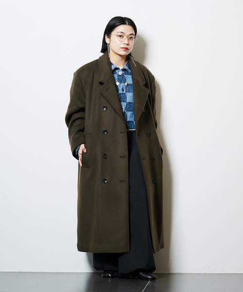 CITYSHOP（シティーショップ）の「WOOL CHESTER コート（その他アウター・レディース・ブラック/ブラウン・38/36）」の11枚目の写真