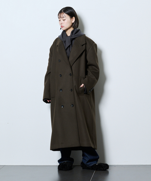 CITYSHOP（シティーショップ）の「WOOL CHESTER コート（その他アウター・レディース・ブラック/ブラウン・38/36）」の12枚目の写真