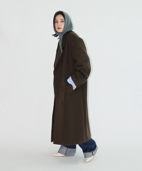 CITYSHOP（シティーショップ）の「WOOL CHESTER コート（その他アウター・レディース・ブラック/ブラウン・38/36）」の15枚目の写真