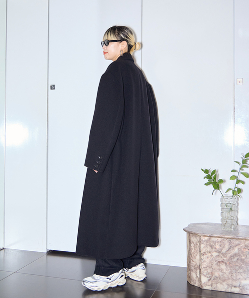 CITYSHOP（シティーショップ）の「WOOL CHESTER コート（その他アウター・レディース・ブラック/ブラウン・38/36）」の19枚目の写真