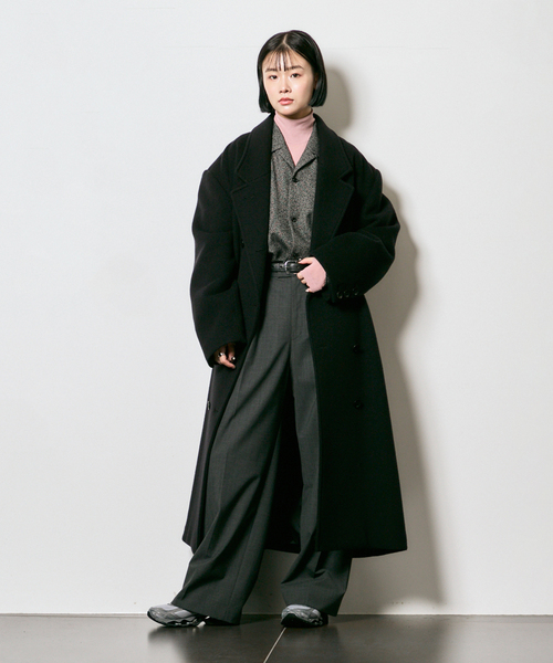 CITYSHOP（シティーショップ）の「WOOL CHESTER コート（その他アウター・レディース・ブラック/ブラウン・38/36）」の20枚目の写真