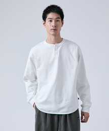 B.C STOCK | 【ANTS & ELEPHANTS】ヘンリーネック ロングスリーブTシャツ(Tシャツ/カットソー)