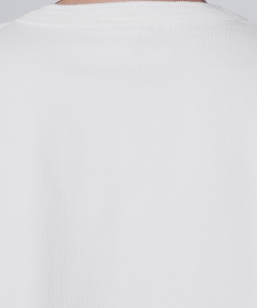 B.C STOCK（ベーセーストック）の「【ANTS & ELEPHANTS】ヘンリーネック ロングスリーブTシャツ（Tシャツ/カットソー・メンズ・ホワイト/ブルー系その他/ブラック・MEDIUM/LARGE）」の16枚目の写真