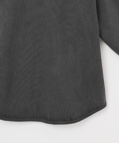 B.C STOCK（ベーセーストック）の「【ANTS & ELEPHANTS】ヘンリーネック ロングスリーブTシャツ（Tシャツ/カットソー・メンズ・ホワイト/ブルー系その他/ブラック・MEDIUM/LARGE）」の12枚目の写真