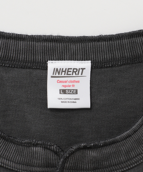 B.C STOCK（ベーセーストック）の「【ANTS & ELEPHANTS】ヘンリーネック ロングスリーブTシャツ（Tシャツ/カットソー・メンズ・ホワイト/ブルー系その他/ブラック・MEDIUM/LARGE）」の10枚目の写真