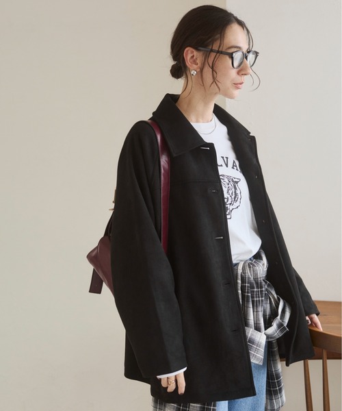 ANGIE（アンジー）の「フェイクスエード ジャケット（その他アウター・レディース・ブラック/ブラウン・FREE）」の20枚目の写真