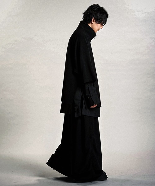 NO ID.（ノーアイディ）の「【NO ID.】Docking Off-Turtle Half Zip Pullover / ドッキング オフタートル ハーフ ジップ プルオーバー（Tシャツ/カットソー・メンズ・ホワイト/ブラック/グレー・ONE SIZE）」の6枚目の写真