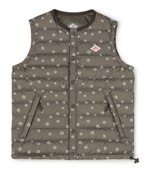 DANTON(_g)KIDS' INNER DOWN CREWNECK VEST POLKA DOT(_ExXg)