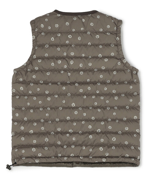 DANTON(ダントン)の「KIDS' INNER DOWN CREWNECK VEST POLKA DOT(ダウンベスト・キッズ・グレー系その他/ベージュ系その他・125/115/135/105)」の4枚目の写真