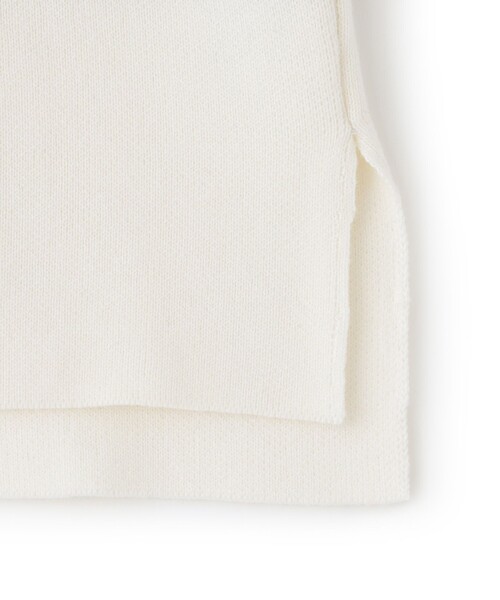 CAST:（キャストコロン）の「【1枚で着映える】ビックボーダークロップドニット（ニット/セーター・レディース・グレー系その他2/ネイビー・M）」の8枚目の写真