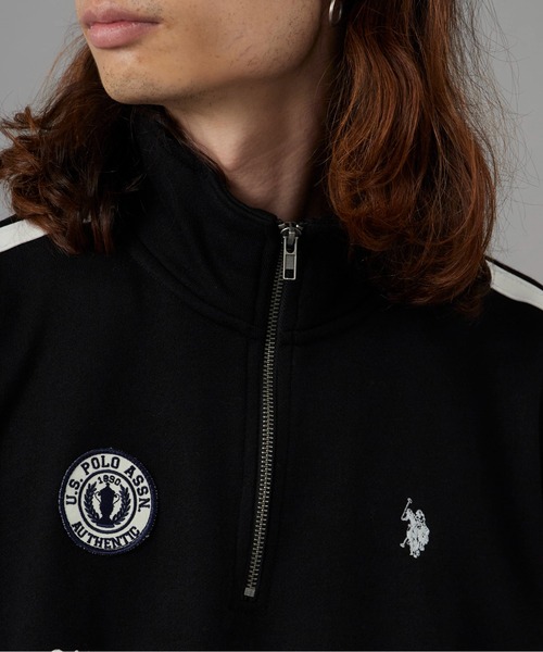 U.S. POLO ASSN.(ユーエスポロアッスン)の「U.S. POLO ASSN./ユーエスポロアッスン ハーフジップスウェット トレーナー 刺繍(スウェット・メンズ・ネイビー/ブラック/アイボリー/グレー・L/M/S)」の22枚目の写真