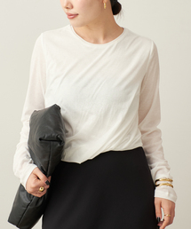 【新品•タグ付き】Plage shawl Tシャツ　ホワイト プラージュ Plage shawl Tシャツ （ホワイト） - ファッション