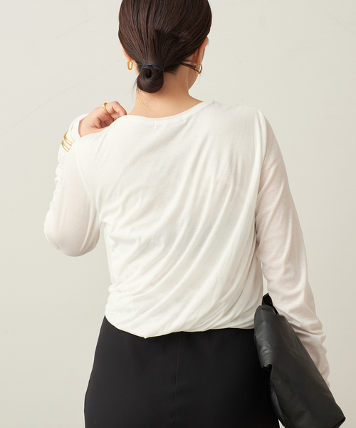 plage（プラージュ）の「balloon cotton long Tシャツ（Tシャツ