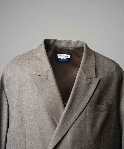 ThreeDimensionalセットアップMAISONSPECIAL UNISEX》Dry Gabardine Regular-Over Set Up/ドライギャバ