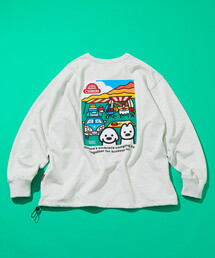 Coleman/コールマン Coleman×matsui×FREAK'S STORE 別注 コールマン matsui Camping Joy ドローコード クルーネック スウェット