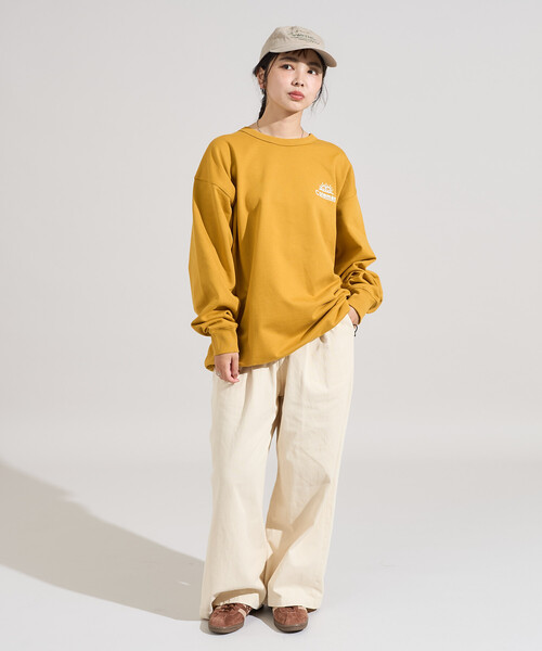 COLEMAN(コールマン)の「Coleman/コールマン Coleman×matsui×FREAK'S STORE 別注 コールマン matsui Camping Joy ドローコード クルーネック スウェット(スウェット・メンズ・チャコールグレー/ライトグレー/オフホワイト/マスタード・MEDIUM/LARGE)」の21枚目の写真