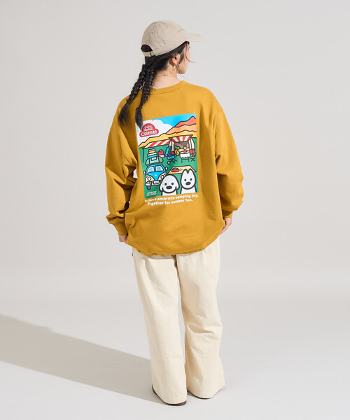 COLEMAN(コールマン)の「Coleman/コールマン Coleman×matsui×FREAK'S STORE 別注 コールマン matsui Camping Joy ドローコード クルーネック スウェット(スウェット・メンズ・チャコールグレー/ライトグレー/オフホワイト/マスタード・MEDIUM/LARGE)」の19枚目の写真