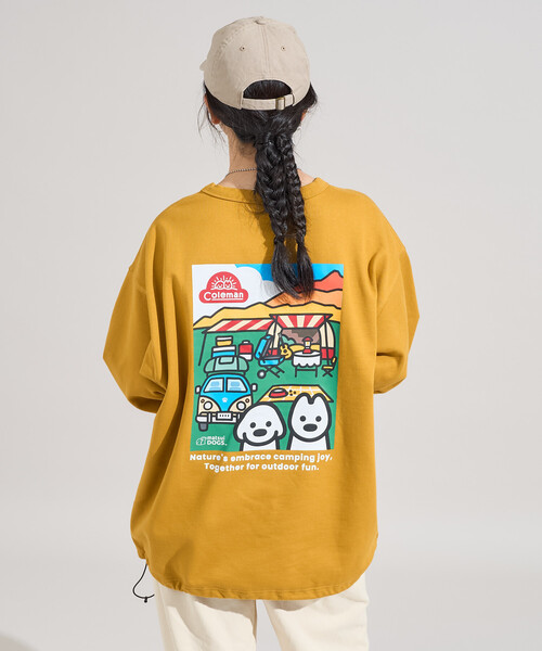 COLEMAN(コールマン)の「Coleman/コールマン Coleman×matsui×FREAK'S STORE 別注 コールマン matsui Camping Joy ドローコード クルーネック スウェット(スウェット・メンズ・チャコールグレー/ライトグレー/オフホワイト/マスタード・MEDIUM/LARGE)」の17枚目の写真