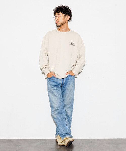 COLEMAN(コールマン)の「Coleman/コールマン Coleman×matsui×FREAK'S STORE 別注 コールマン matsui Camping Joy ドローコード クルーネック スウェット(スウェット・メンズ・チャコールグレー/ライトグレー/オフホワイト/マスタード・MEDIUM/LARGE)」の16枚目の写真