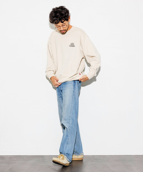 COLEMAN(コールマン)の「Coleman/コールマン Coleman×matsui×FREAK'S STORE 別注 コールマン matsui Camping Joy ドローコード クルーネック スウェット(スウェット・メンズ・チャコールグレー/ライトグレー/オフホワイト/マスタード・MEDIUM/LARGE)」の15枚目の写真