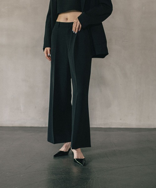 LEPSIM(レプシィム)の「《オフィスライン》ワイドタックパンツ 582113(その他パンツ・レディース・ブラウン/グレー/ブラック・FREE)」の13枚目の写真