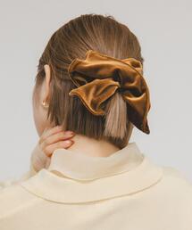 KBF | スクエアベロアシュシュ(ヘアゴム)