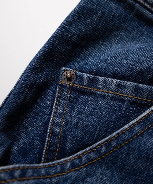 KHOKI（コッキ）の「【KHOKI/コッキ】3D cutting denim pants（デニムパンツ・メンズ・ベージュ/インディゴブルー/ブラック・1/2）」の14枚目の写真