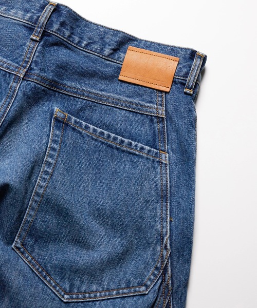 KHOKI（コッキ）の「【KHOKI/コッキ】3D cutting denim pants（デニムパンツ・メンズ・ベージュ/インディゴブルー/ブラック・1/2）」の15枚目の写真