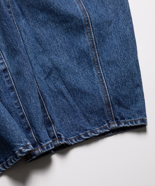 KHOKI（コッキ）の「【KHOKI/コッキ】3D cutting denim pants（デニムパンツ・メンズ・ベージュ/インディゴブルー/ブラック・1/2）」の16枚目の写真