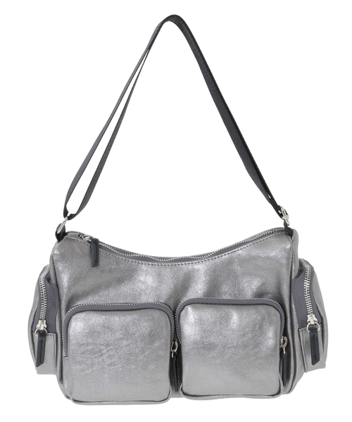 CONVERSE TOKYO(コンバーストウキョウ)の「METALLIC MULTI POCKET SHOULDER BAG(ショルダーバッグ・レディース・ブロンズ/シルバー/ブラック・FREE)」の3枚目の写真
