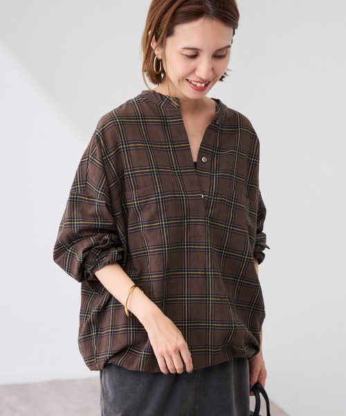 フレームワーク シアートロドロストレギュラーシャツ グレー 新品タグ