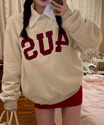 MEMECLE（メメクル）の「【 MEMECLE / メメクル 】4USロゴ カジュアルスウェットパーカー（スウェット）」