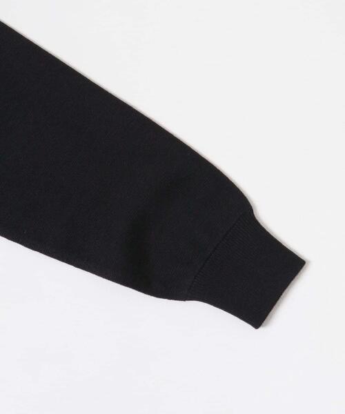 FORK&SPOON（フォークアンドスプーン）の「FORK&SPOON　ミラノリブクルーネックニット（ニット/セーター・レディース・ネイビー/ブラック/アイボリー/レッド・1）」の12枚目の写真