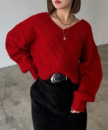 PAGEBOY | レースアップ2WAYショート(ニット/セーター)