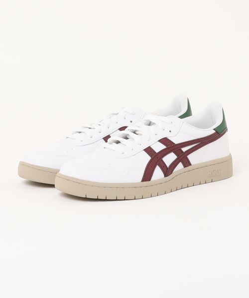 セール ASICS アシックス JAPAN S メンズシューズ コートスニーカー ジャパンエス 1203A615 107 ホワイト ポートロイヤル スニーカー ASICS アシックス のファッション通販