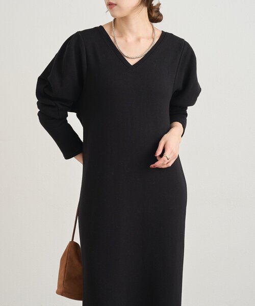 パフスリーブスウェットワンピース パフスリーブスウェットワンピース（ワンピース）｜SHENERY