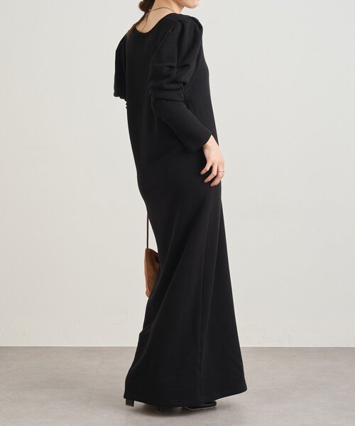 SHENERY（シーナリー）の「パフスリーブスウェットワンピース（ワンピース・レディース・グレー/ブラック・38/36）」の7枚目の写真