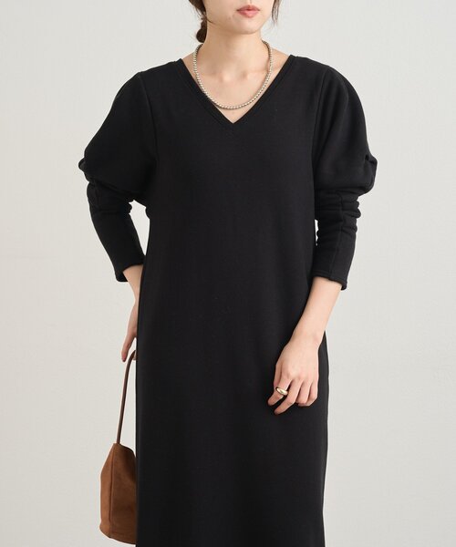 パフスリーブスウェットワンピース パフスリーブスウェットワンピース（ワンピース）｜SHENERY