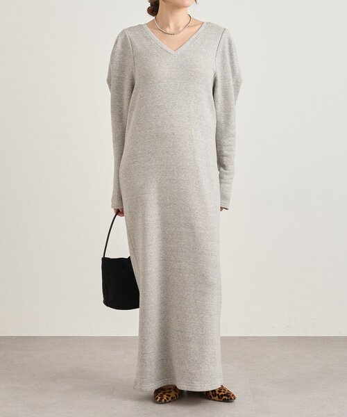 SHENERY（シーナリー）の「パフスリーブスウェットワンピース（ワンピース・レディース・グレー/ブラック・38/36）」の13枚目の写真