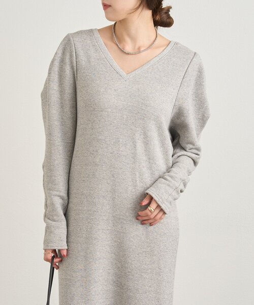 パフスリーブスウェットワンピース（ワンピース）｜SHENERY