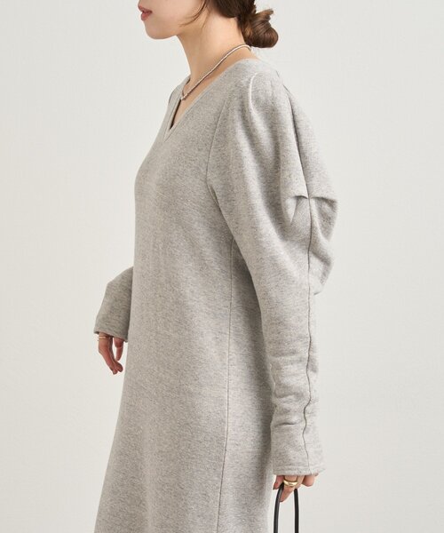 パフスリーブスウェットワンピース（ワンピース）｜SHENERY