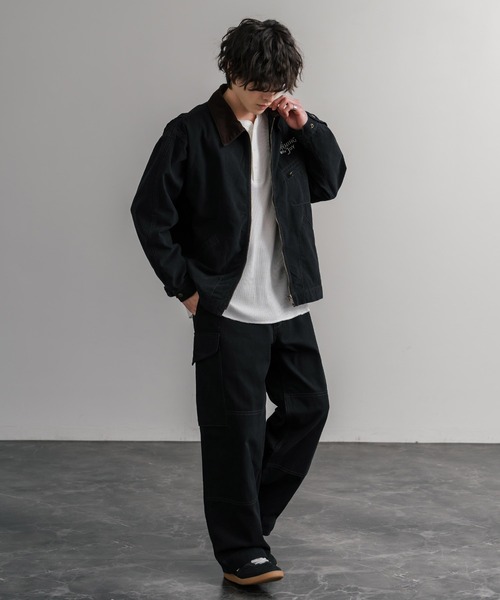 KRIFF MAYER（クリフメイヤー）の「KRIFF MAYER ヴィンテージライクダックコンバットワークカーゴパンツ 2515116（カーゴパンツ・メンズ・カーキ/ダークブラウン/ブラック/ナチュラル/ベージュ・L/XL/M）」の9枚目の写真