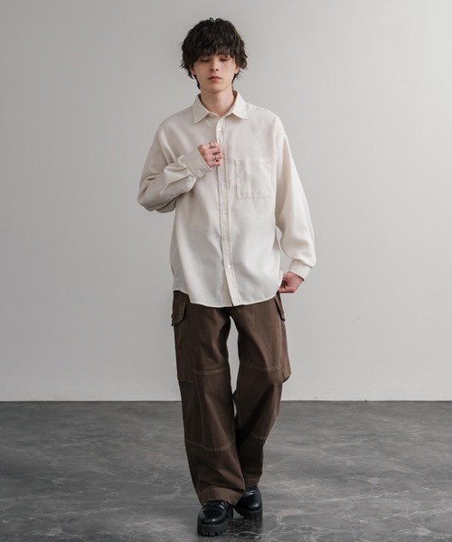 KRIFF MAYER（クリフメイヤー）の「KRIFF MAYER ヴィンテージライクダックコンバットワークカーゴパンツ 2515116（カーゴパンツ・メンズ・カーキ/ダークブラウン/ブラック/ナチュラル/ベージュ・L/XL/M）」の12枚目の写真