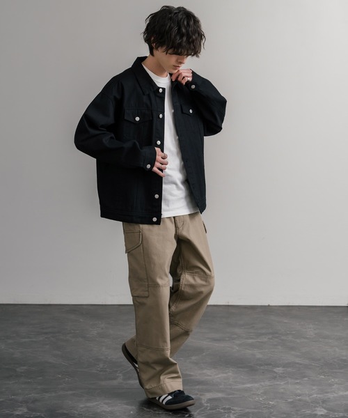 KRIFF MAYER（クリフメイヤー）の「KRIFF MAYER ヴィンテージライクダックコンバットワークカーゴパンツ 2515116（カーゴパンツ・メンズ・カーキ/ダークブラウン/ブラック/ナチュラル/ベージュ・L/XL/M）」の16枚目の写真