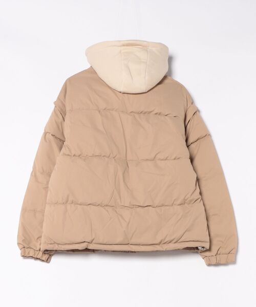 セール】3WAY 袖&フード脱着 スタンドカラー エコダウンジャケット
