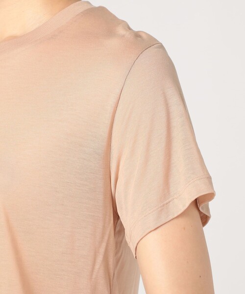 BASERANGE(ベースレンジ)の「BASERANGE バンブー クルーネックプルオーバー(Tシャツ/カットソー・レディース・ホワイト/ライトベージュ/ベージュ・S)」の10枚目の写真