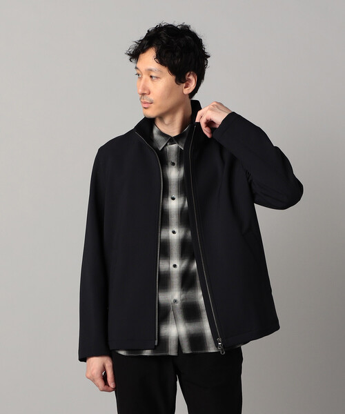 COMME CA MEN(コムサメン)の「ダウンファブリック フード着脱 ブルゾン(ブルゾン・メンズ・ネイビー/ブラック・M/L/S)」の10枚目の写真